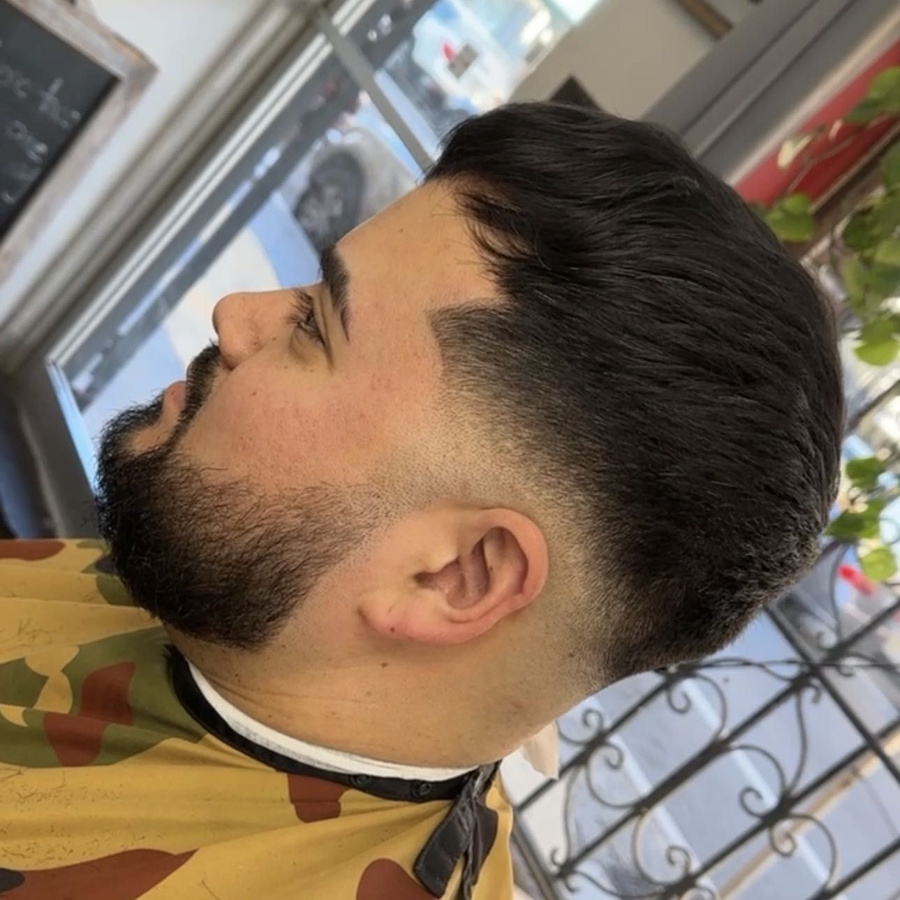 Haircut with beard portfolio
