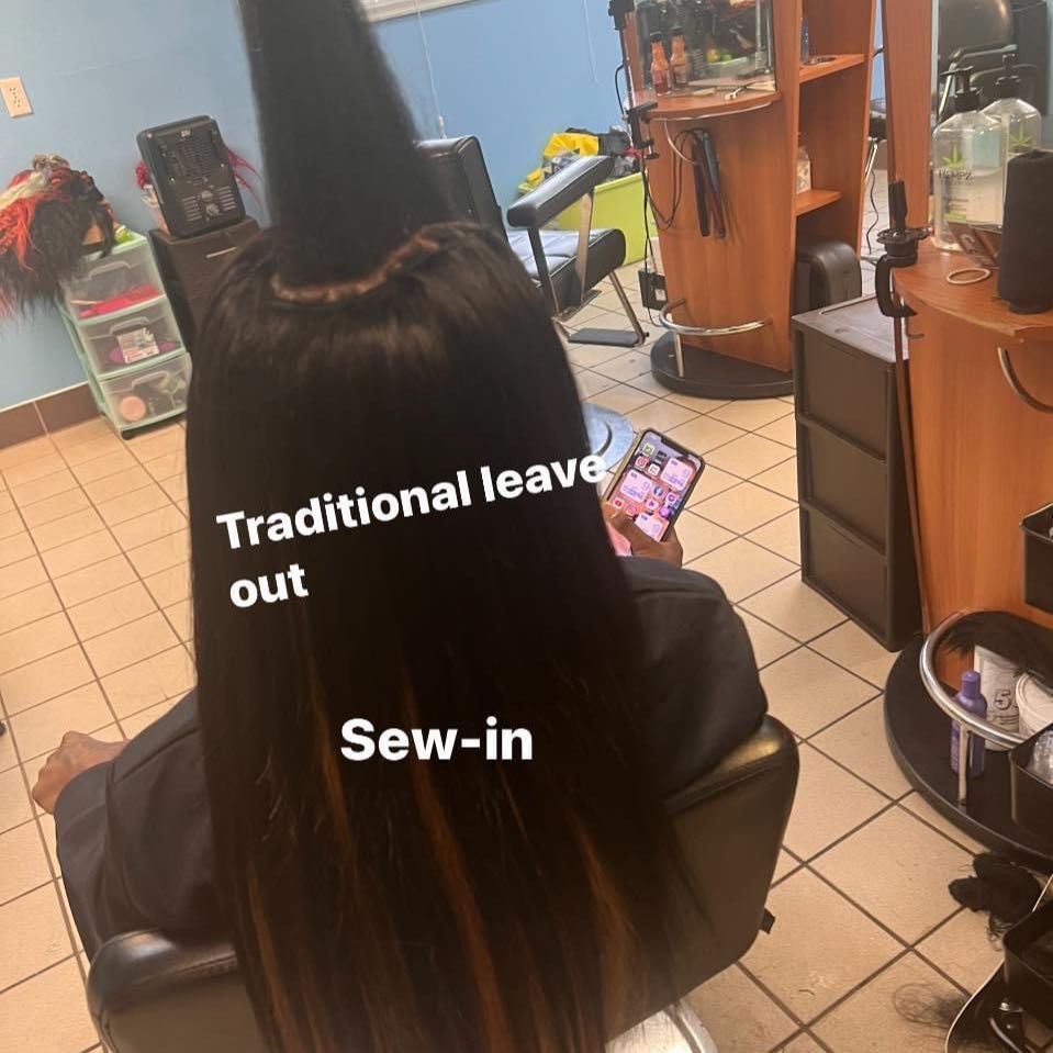 Traditional sew-in-hair-included portfolio