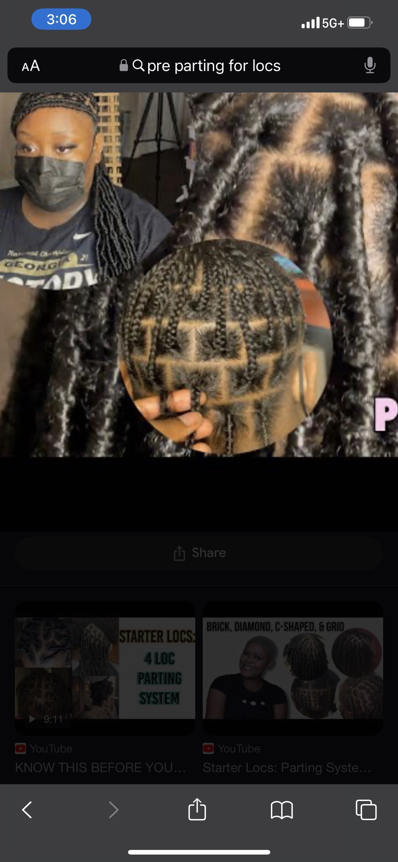 Pre-parting for your protective styles portfolio