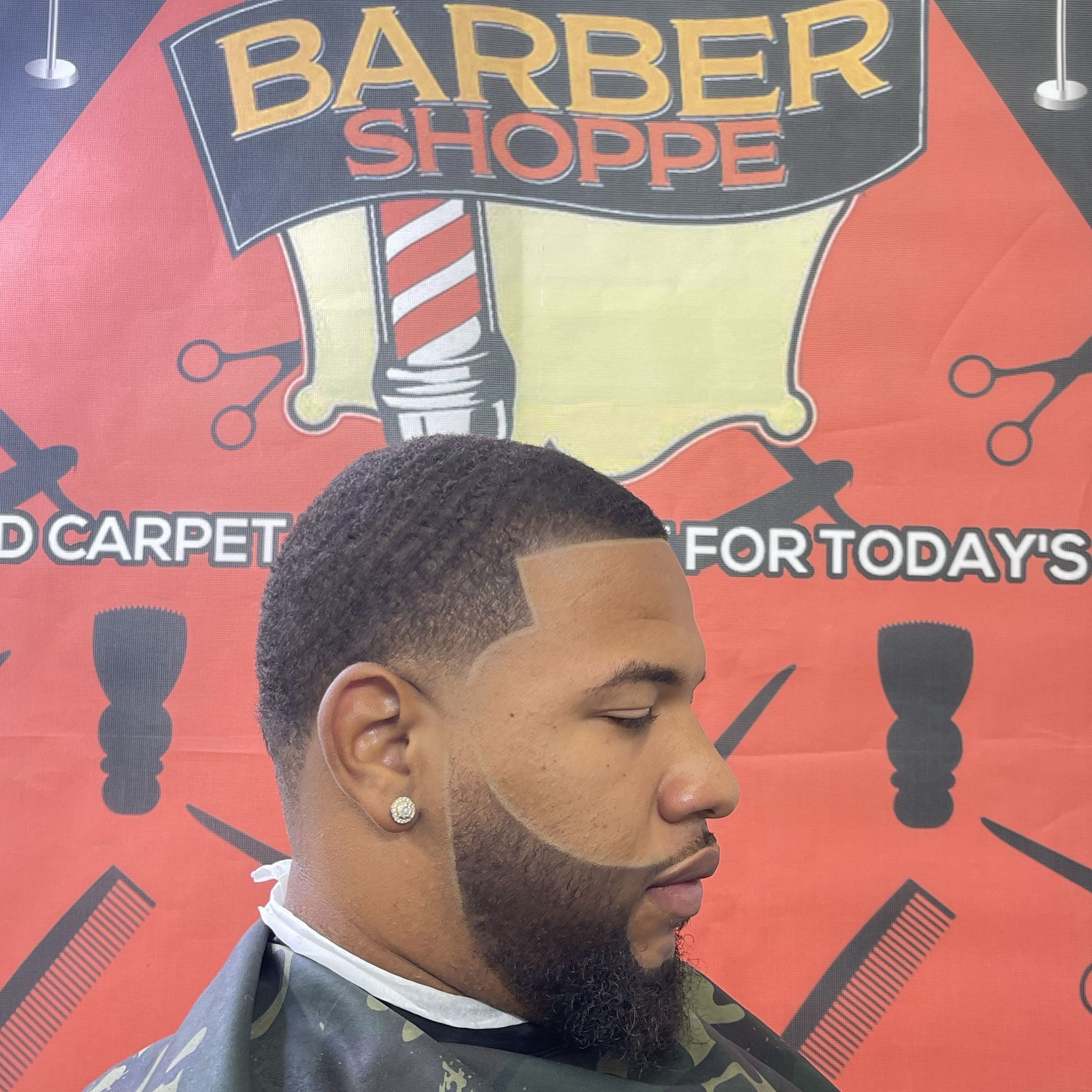 Men haircut w/beard & enhancements portfolio
