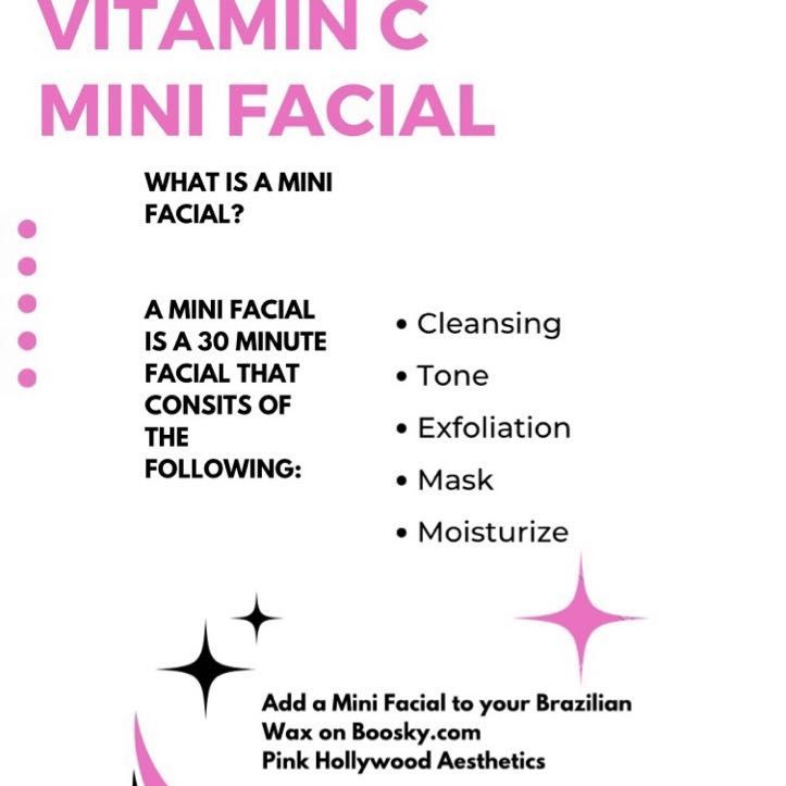 Vitamin C Mini Facial & Brazilian Wax portfolio