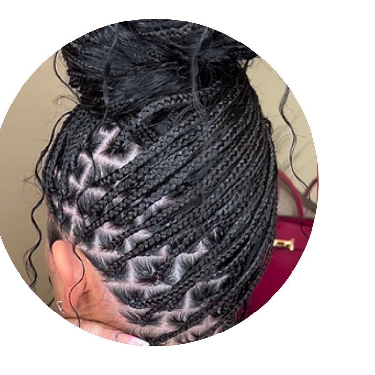 GYPSY Knotless Braids/with Human Hair Waist Length portfolio
