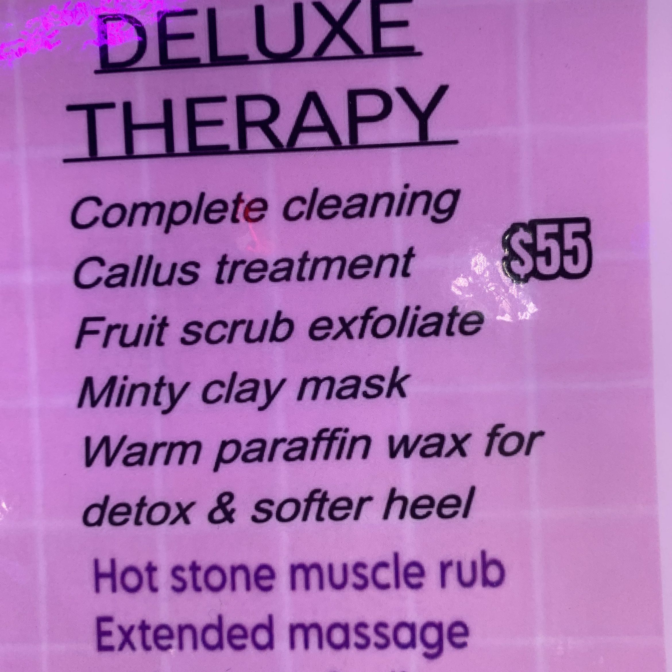 Deluxe Therapy Pedicure portfolio