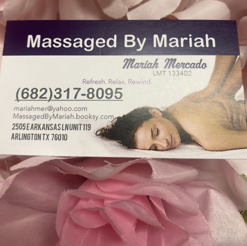 Massaged By Mariah, 2505 E Arkansas Ln, 119, 2, Arlington, 76010