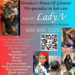 Veronica's House Of Glamour, 429 N. Bolingbrook Dr, Suite Second Floor, Lady.V, Bolingbrook, 60440