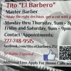 Tito El Barbero, 10500 Southwest Hwy, Chicago Ridge, 60415