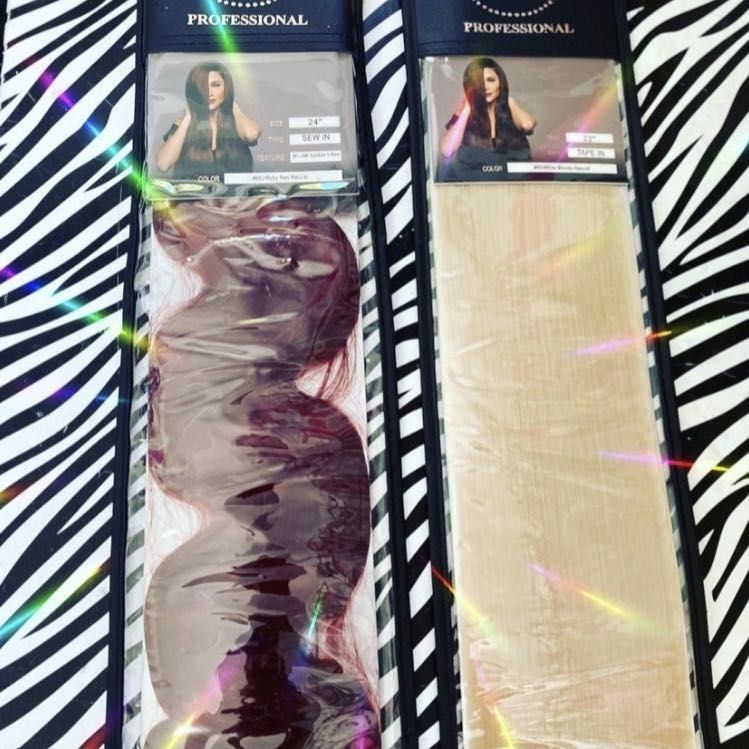 HAIR EXTENSIONS  I-Tip /Tape ins /Micro bead wefts portfolio