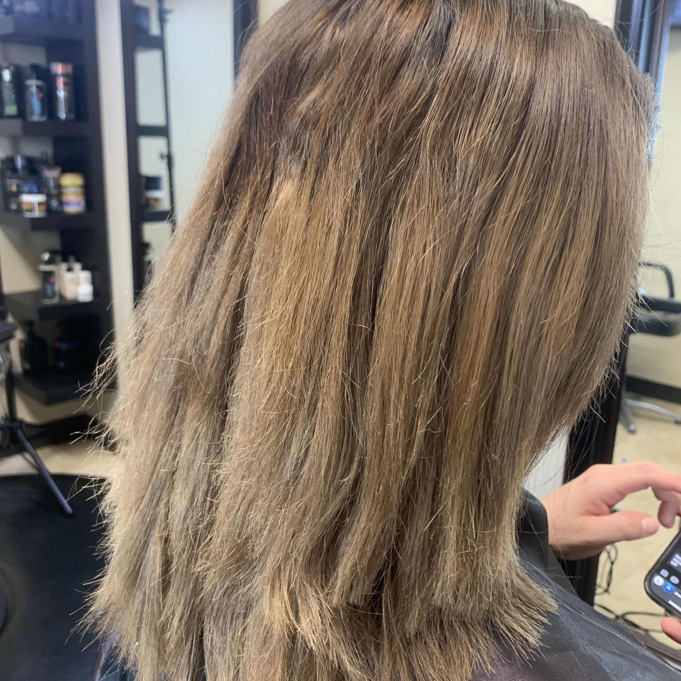 Root Touch up color (1”growth) includes blow dry. portfolio