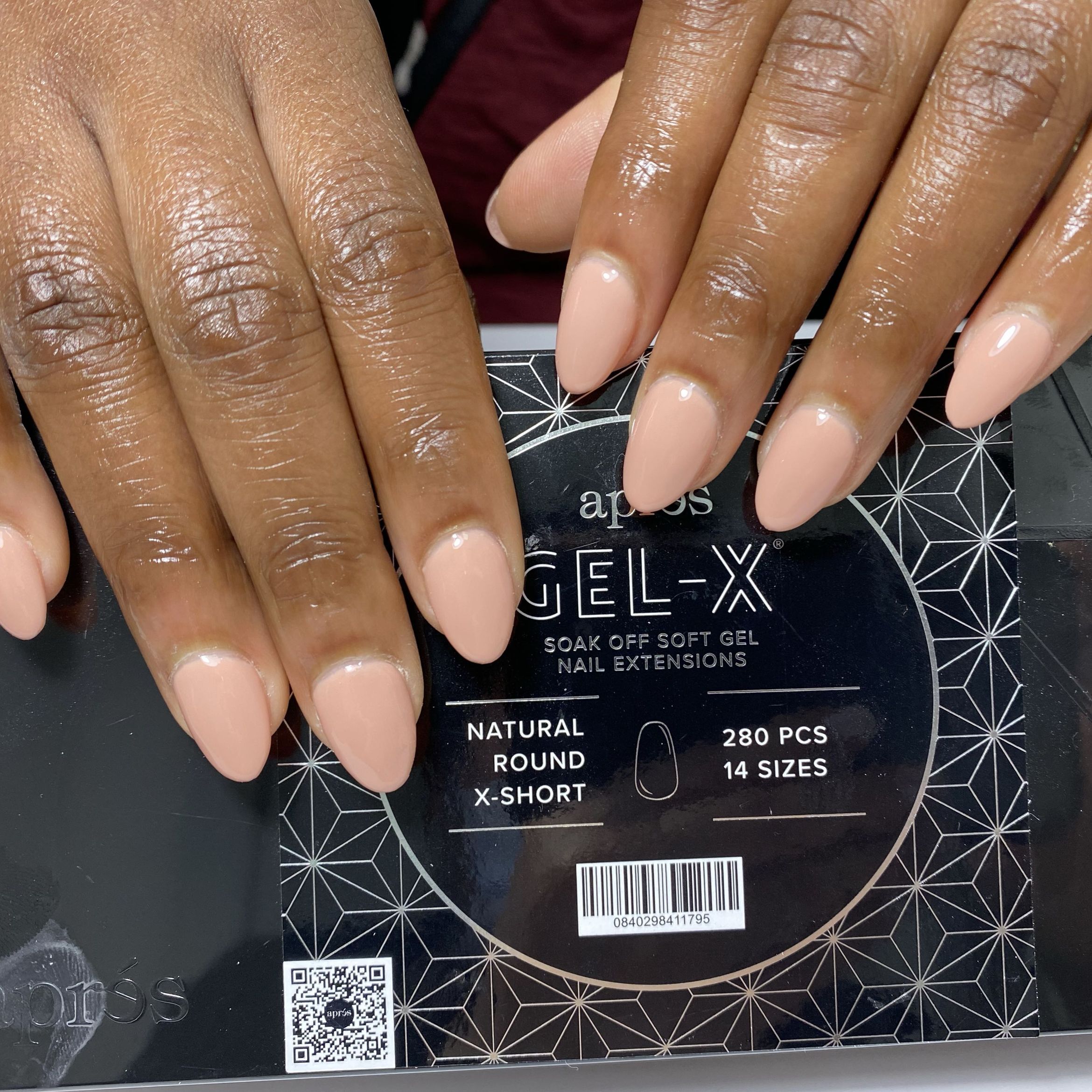 Aprés Gel X Nails Short Round Shape-Square-Cofin portfolio