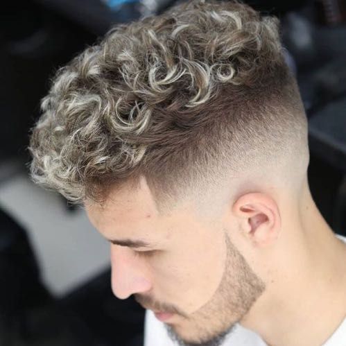 Men’s short hair perm w basic cut w/enhancements portfolio