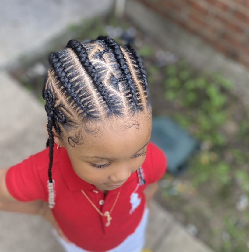Kid Feedin braids (UP TO 8 braids) portfolio
