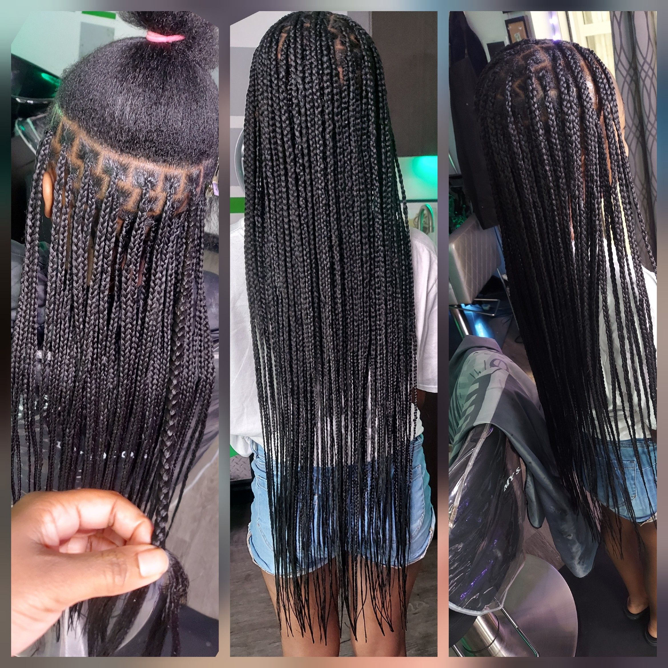 Knotless Braids/Individuals (hair not included) portfolio