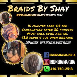 🚨Braids By Shay🚨, N 39th St, 1904, Red Door number 1, Milwaukee, 53208