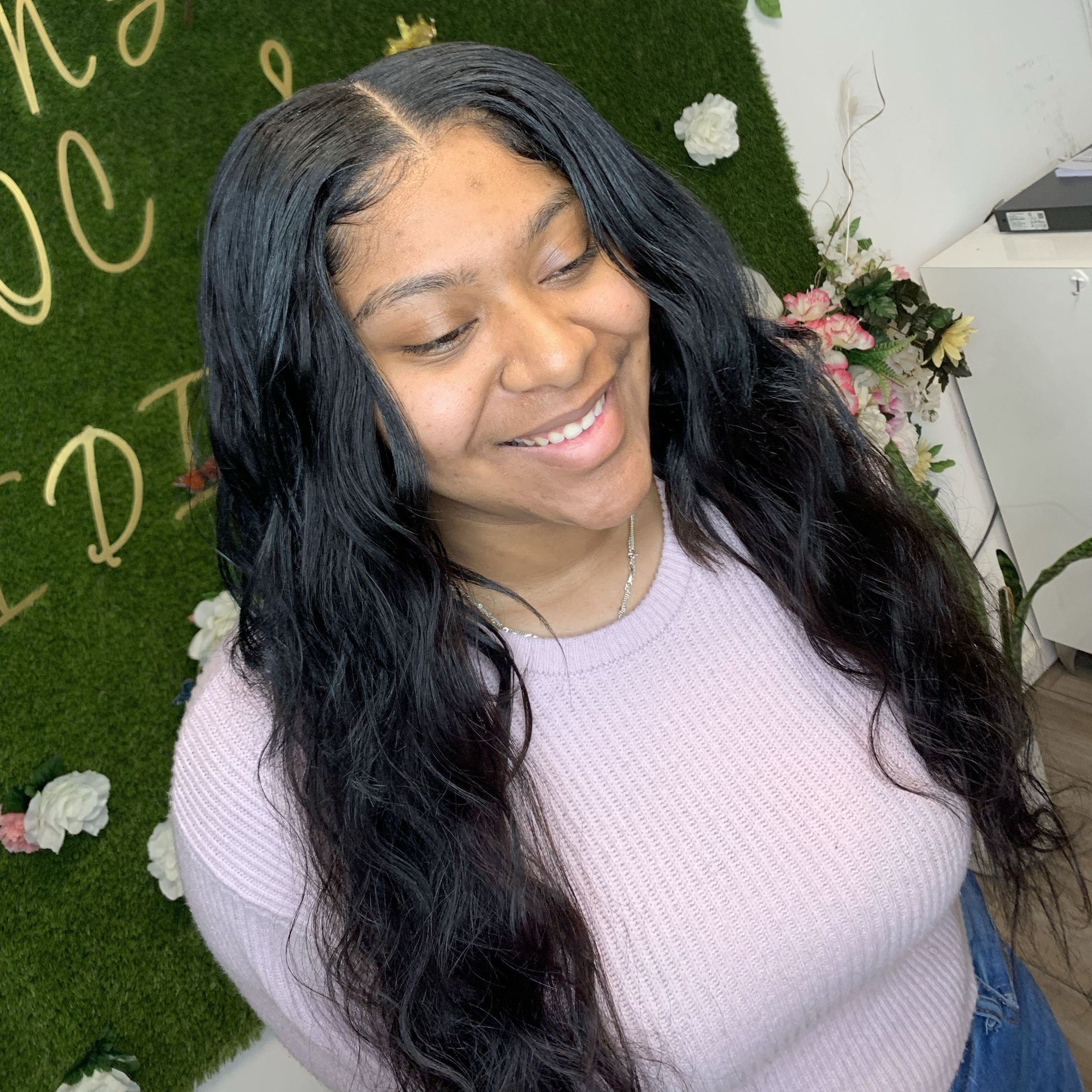 Traditional Sew-in W/Middle Part portfolio