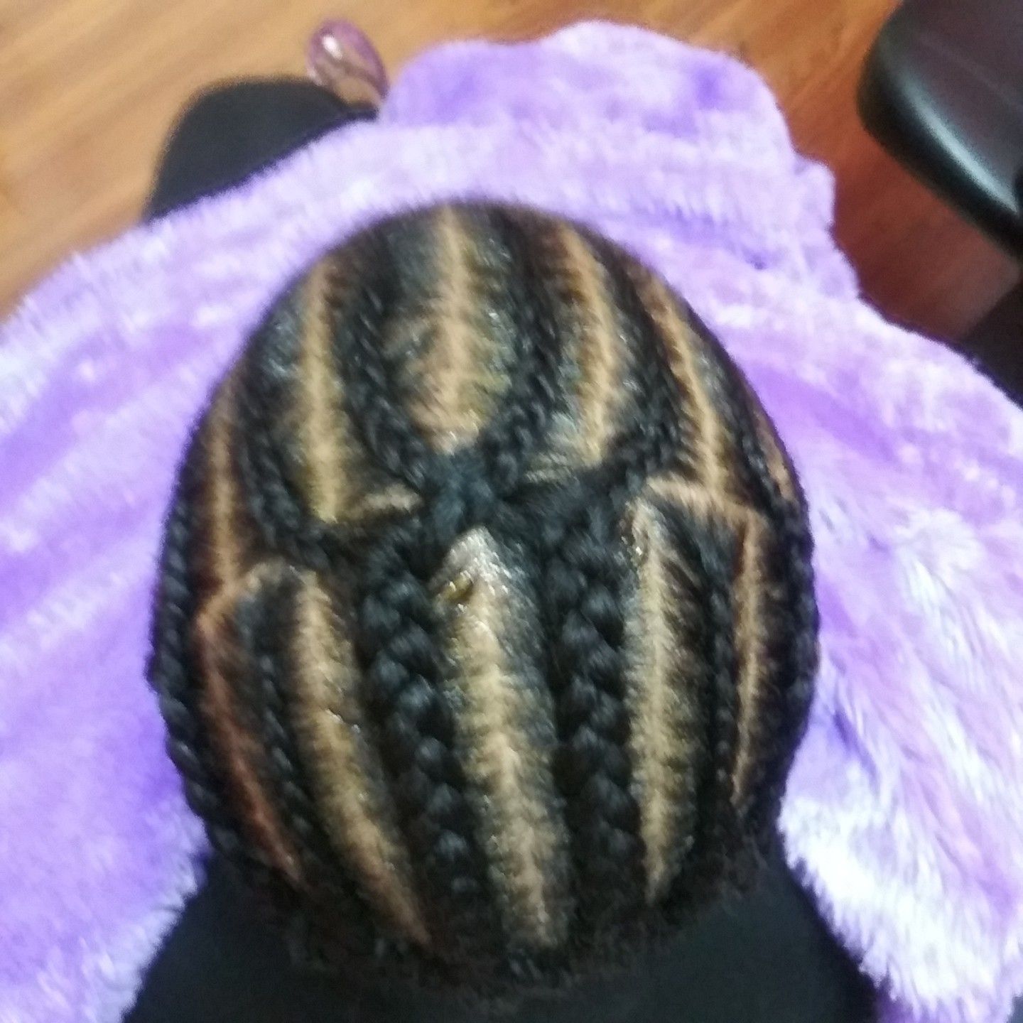 Cornrows (natural hair braided) portfolio