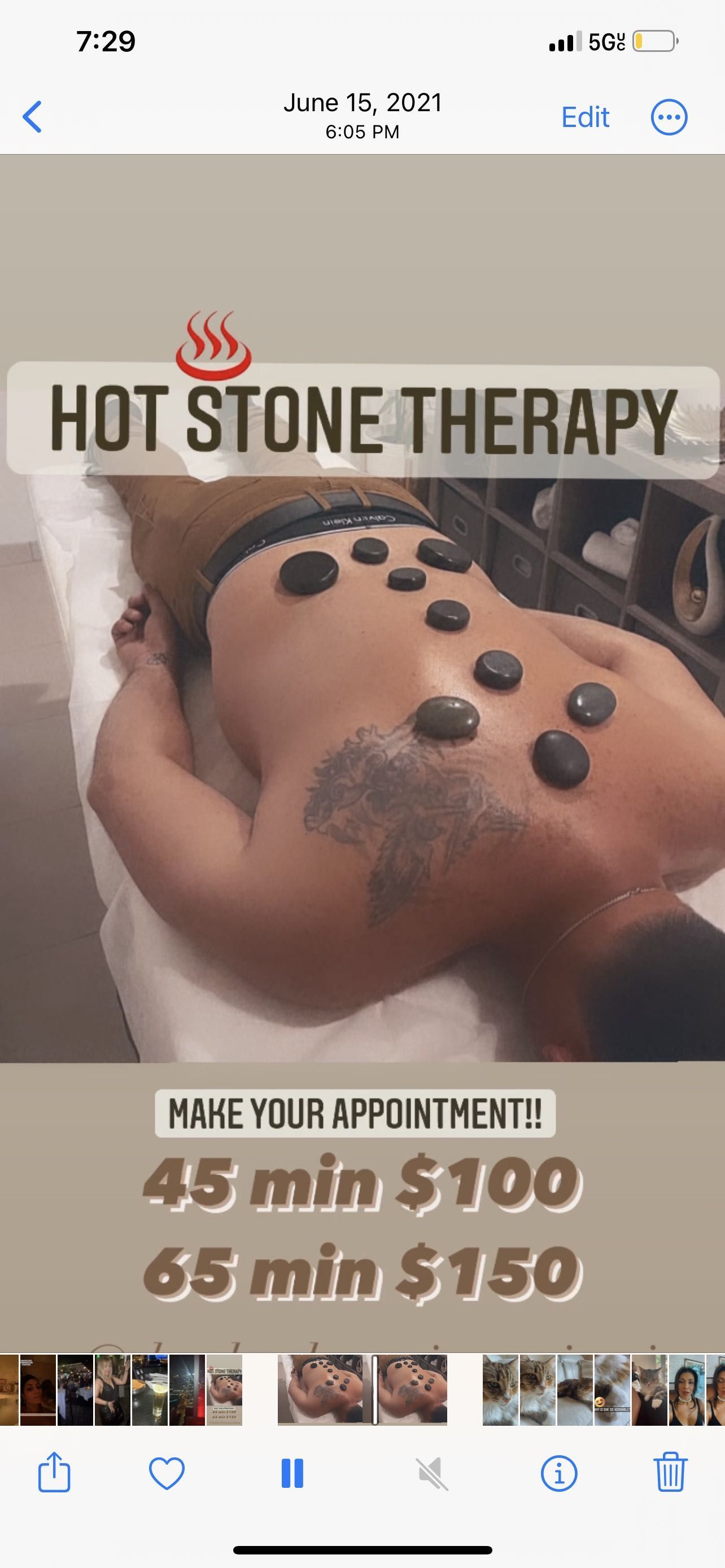 Hot Stone Therapy portfolio