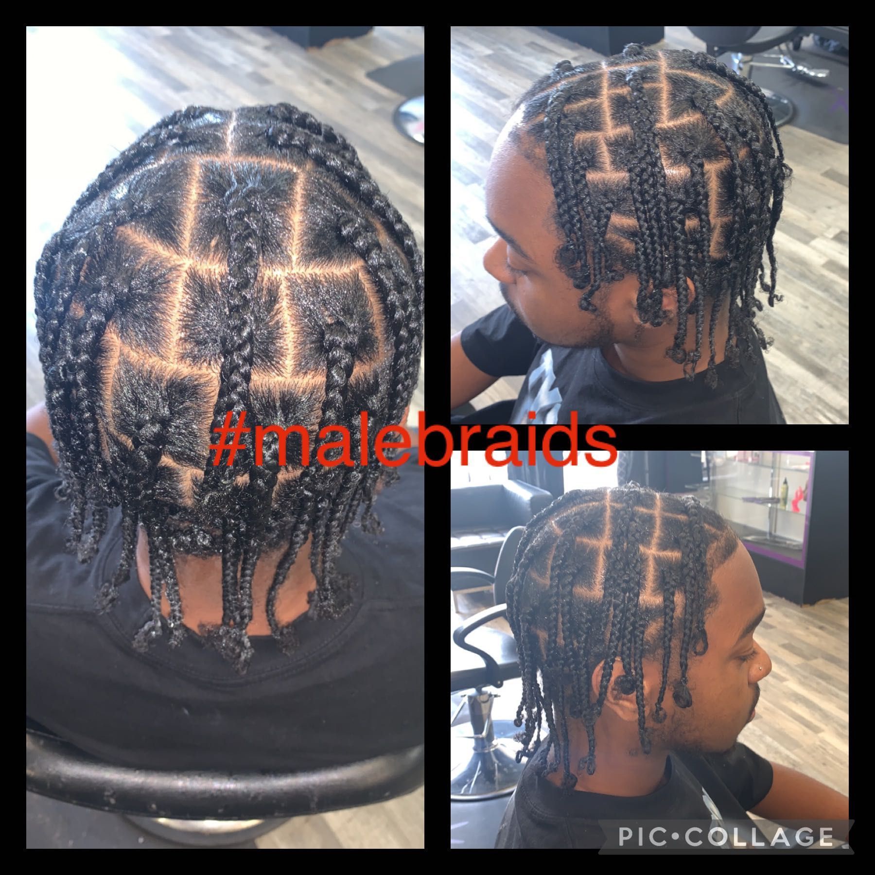 Male box braids( natural hair) portfolio