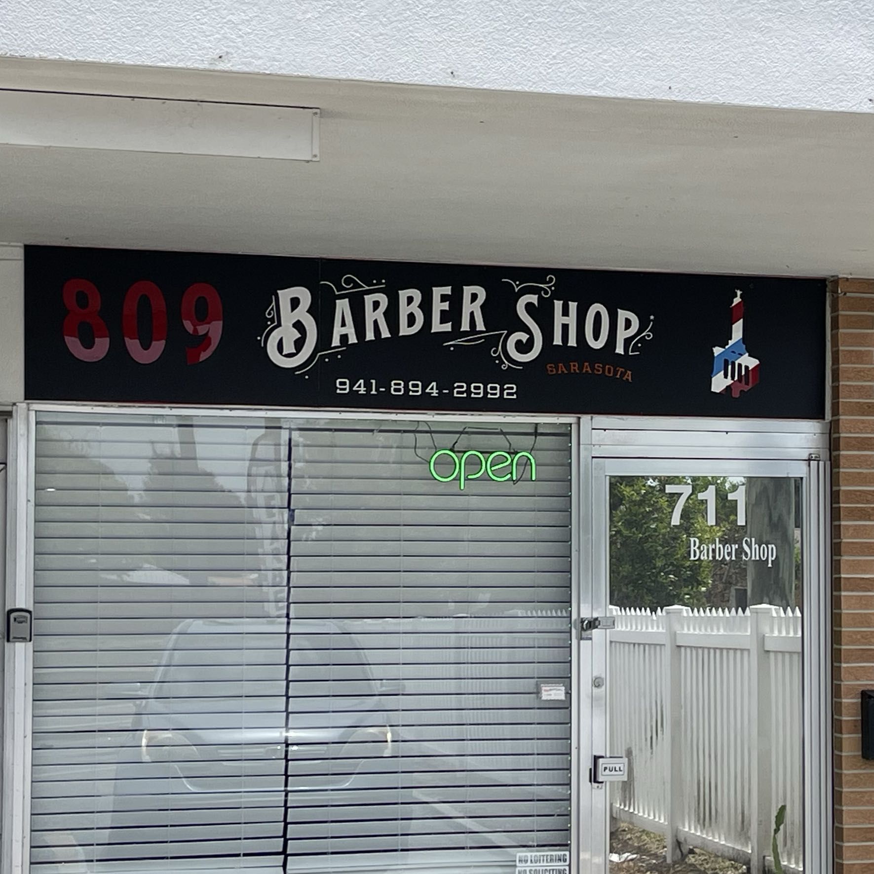 809 Barbershop Sarasota, 711 Honore Ave, 9418942992, Sarasota, 34232