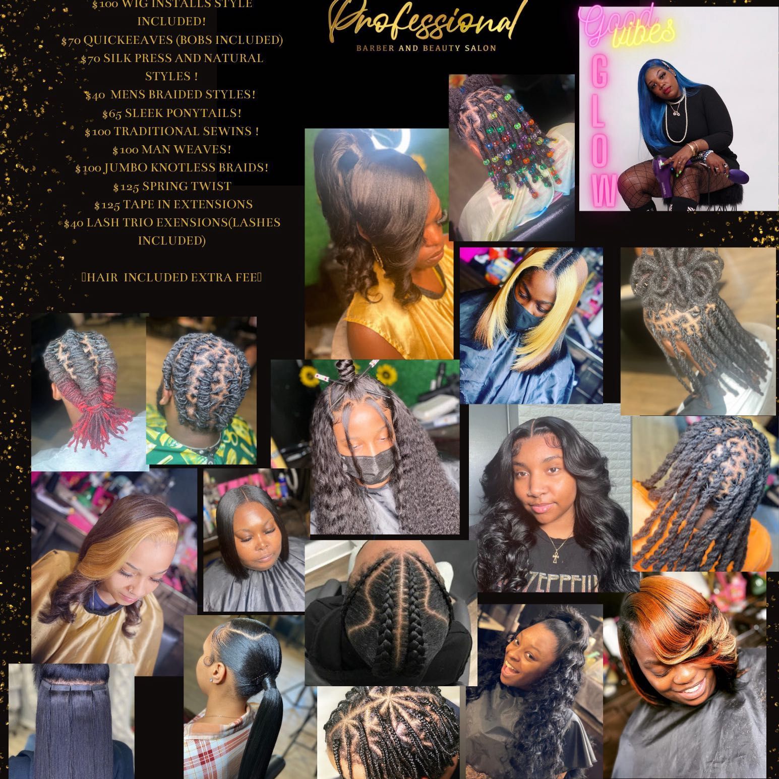Prom special wig install/ graduation special portfolio