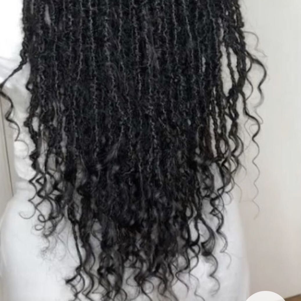 Faux (Synthetic) Locs with Human Hair portfolio