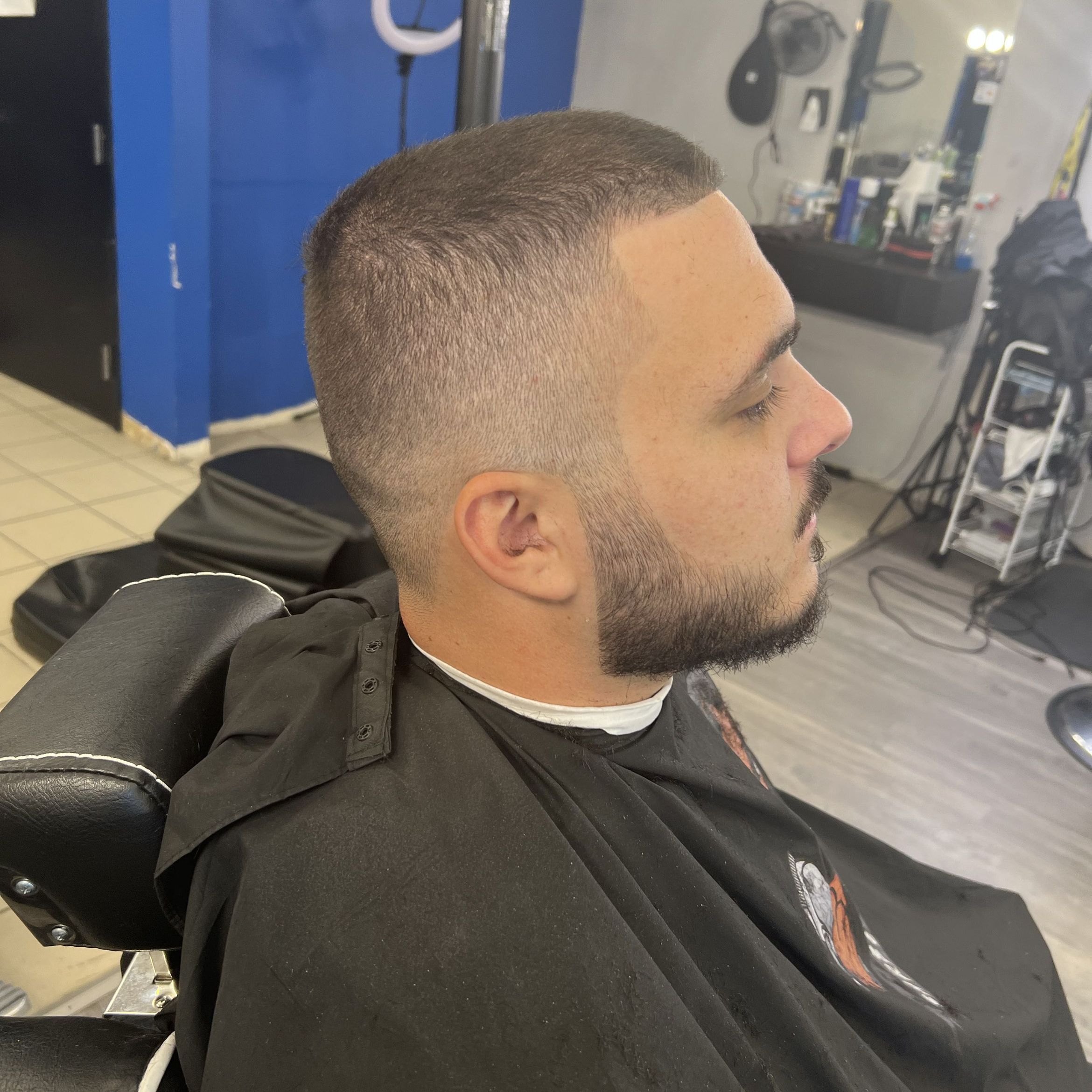 Men’s haircut w beard portfolio