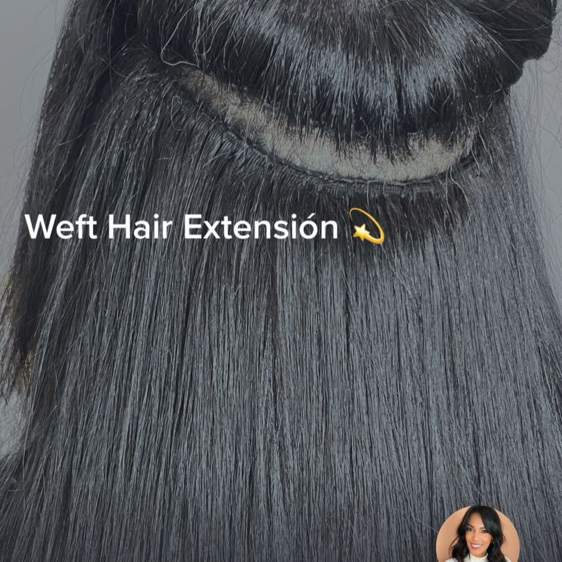Weft hair extensions portfolio