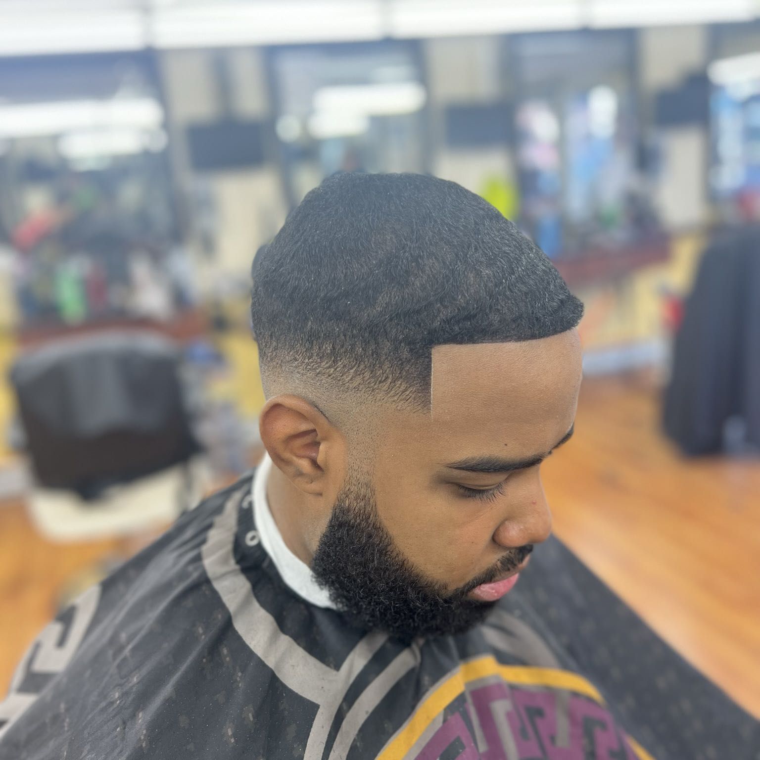 Men’s haircut with beard portfolio
