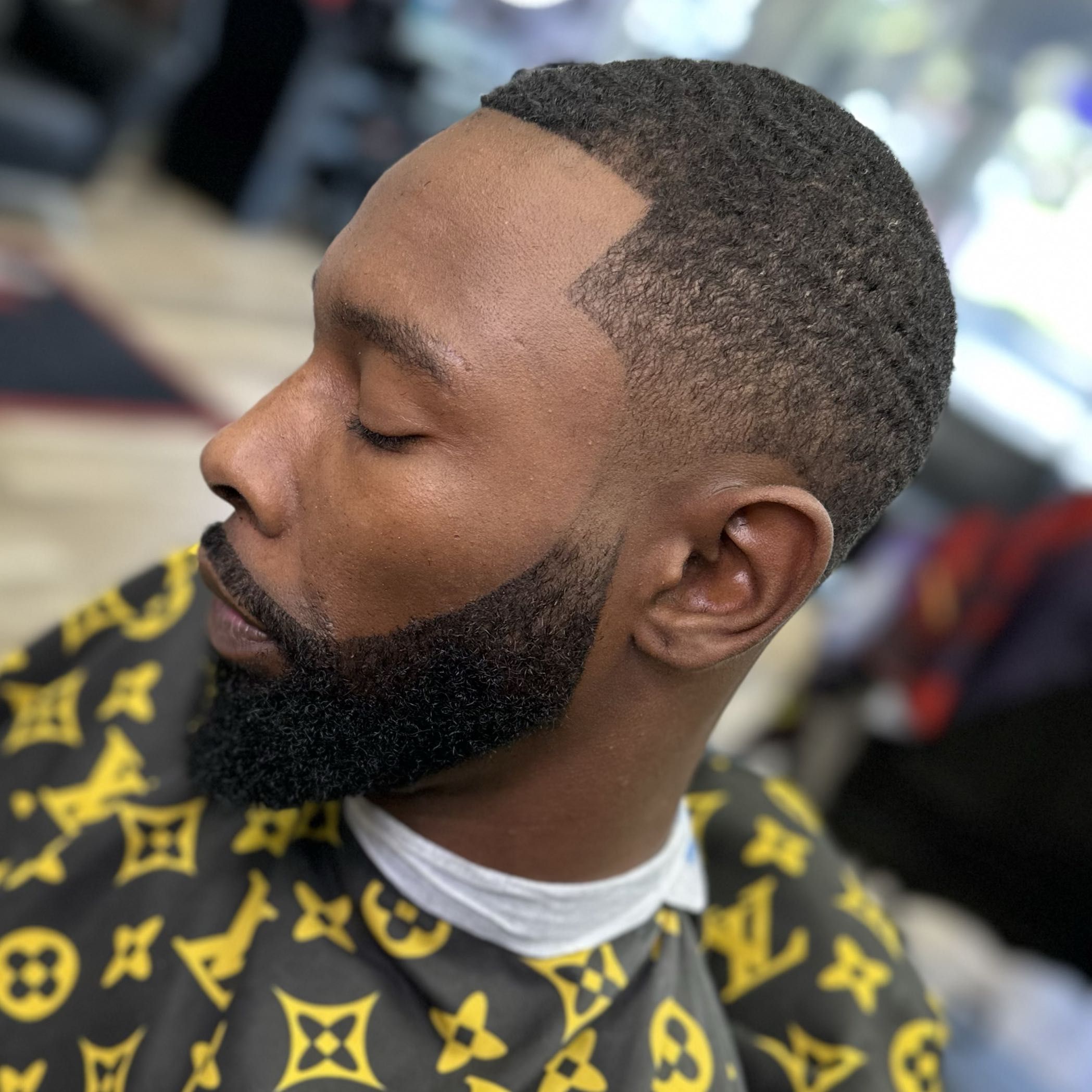 Hair cut with beard portfolio