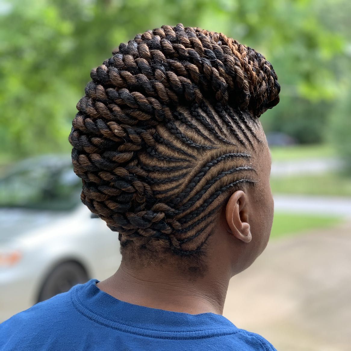 Braided Style W/ Hair Added (Ends Only) portfolio