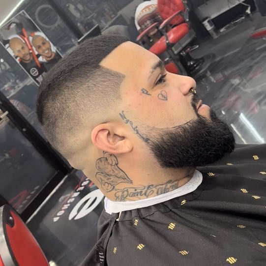Mens Haircut with beard and eyebrows🔥 portfolio