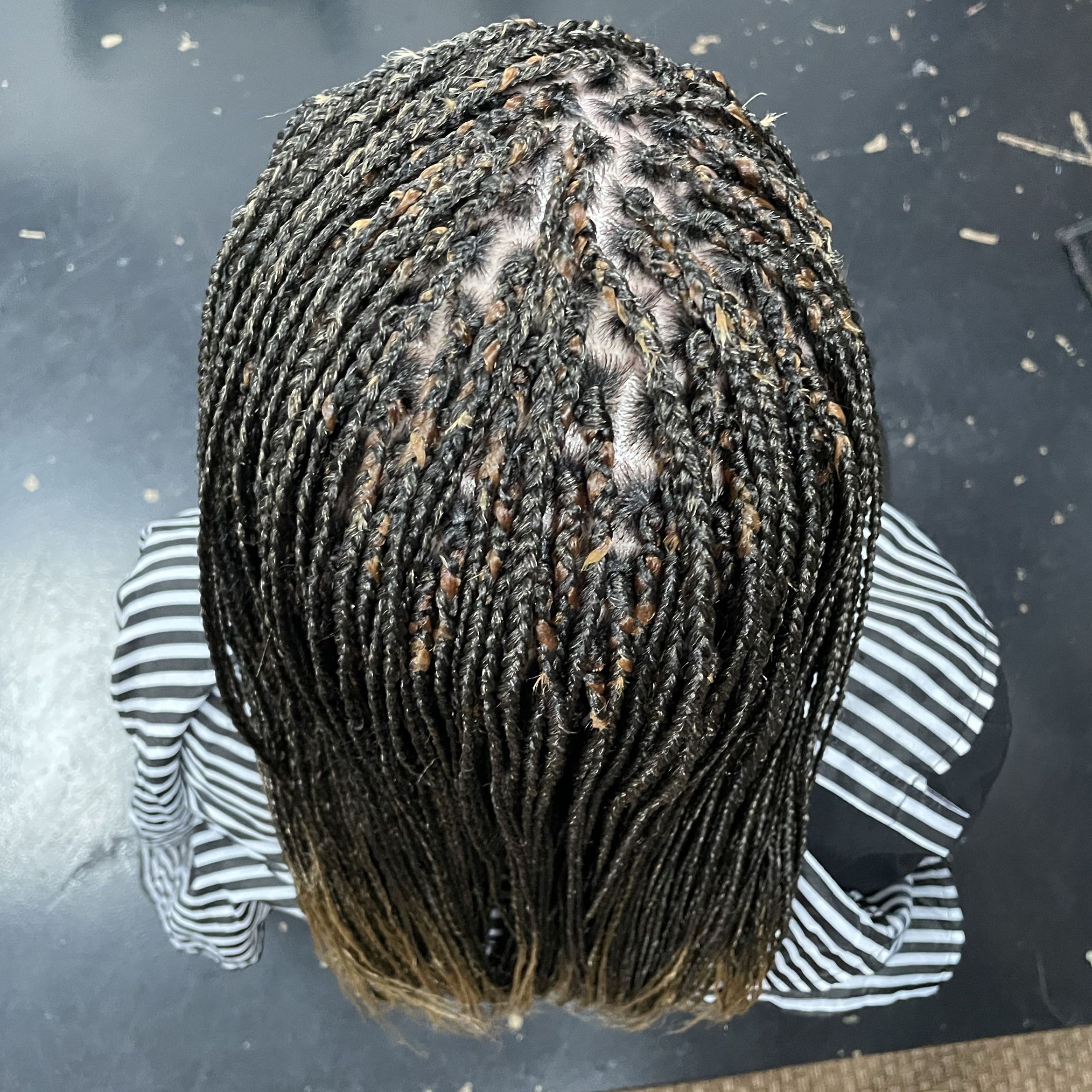 Extra Small Box braids on short hair (Micros) portfolio