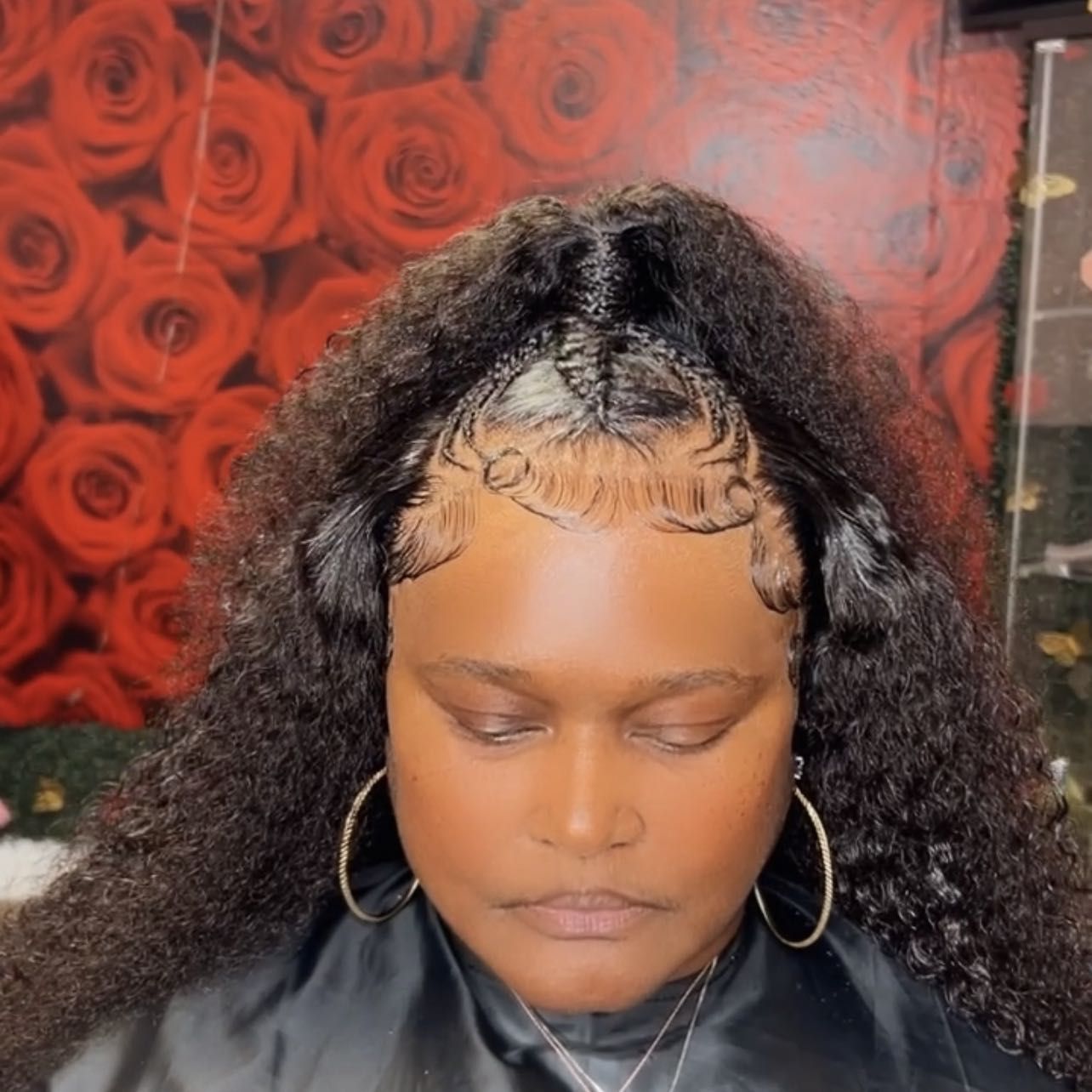 Lace wig or frontal (Small braids) portfolio