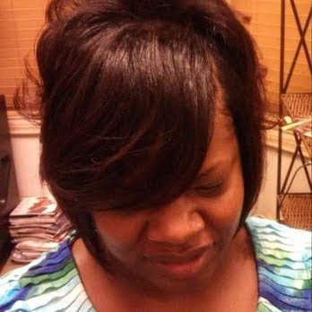 Roller Wrap and Style On Relaxed Hair portfolio
