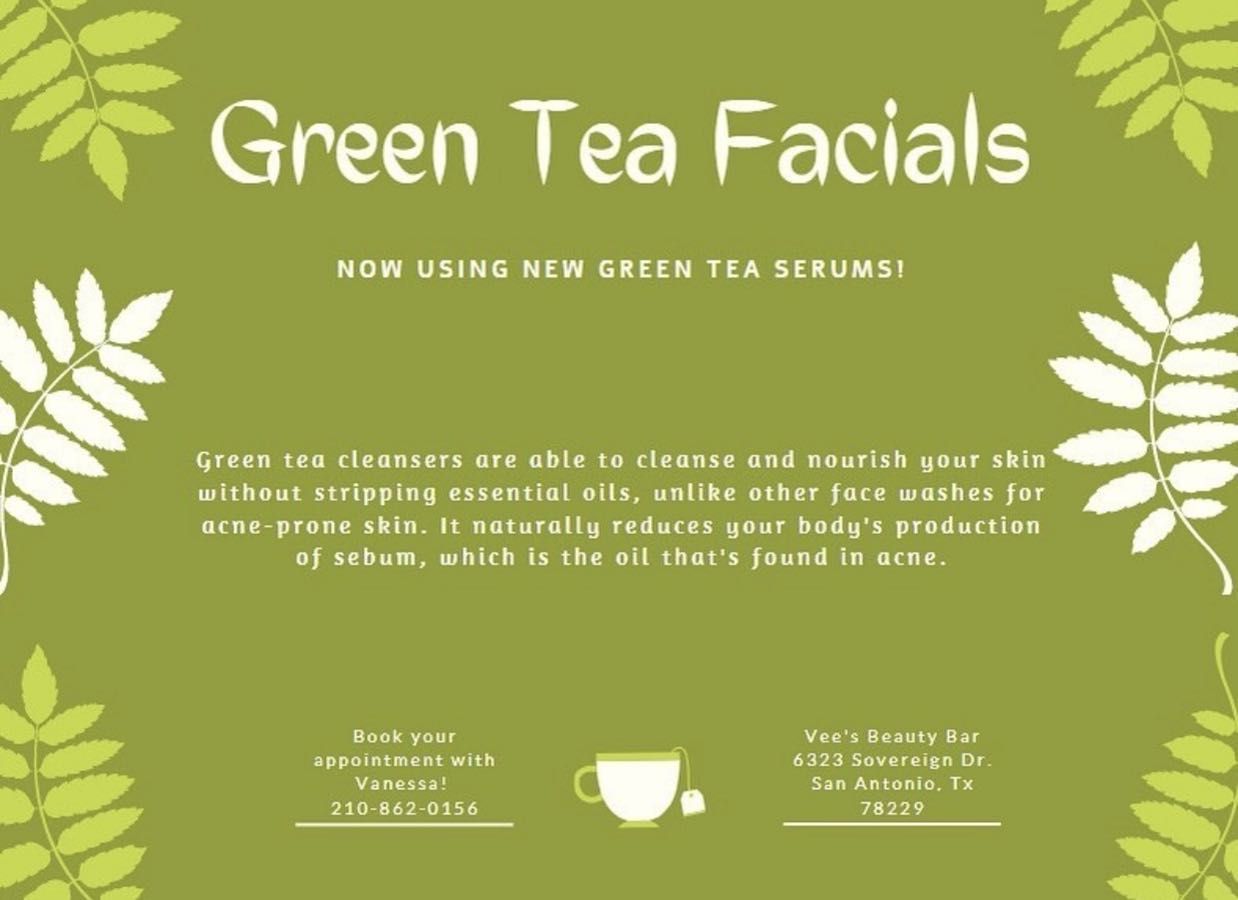 Green Tea Facial portfolio