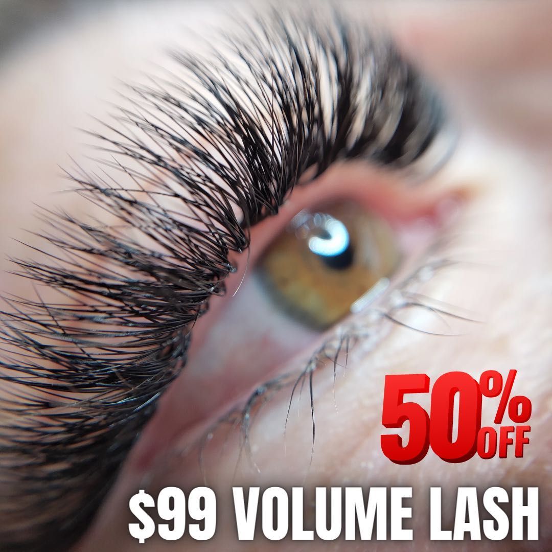 Hybrid Eyelash extensions Soft Volume Promo portfolio