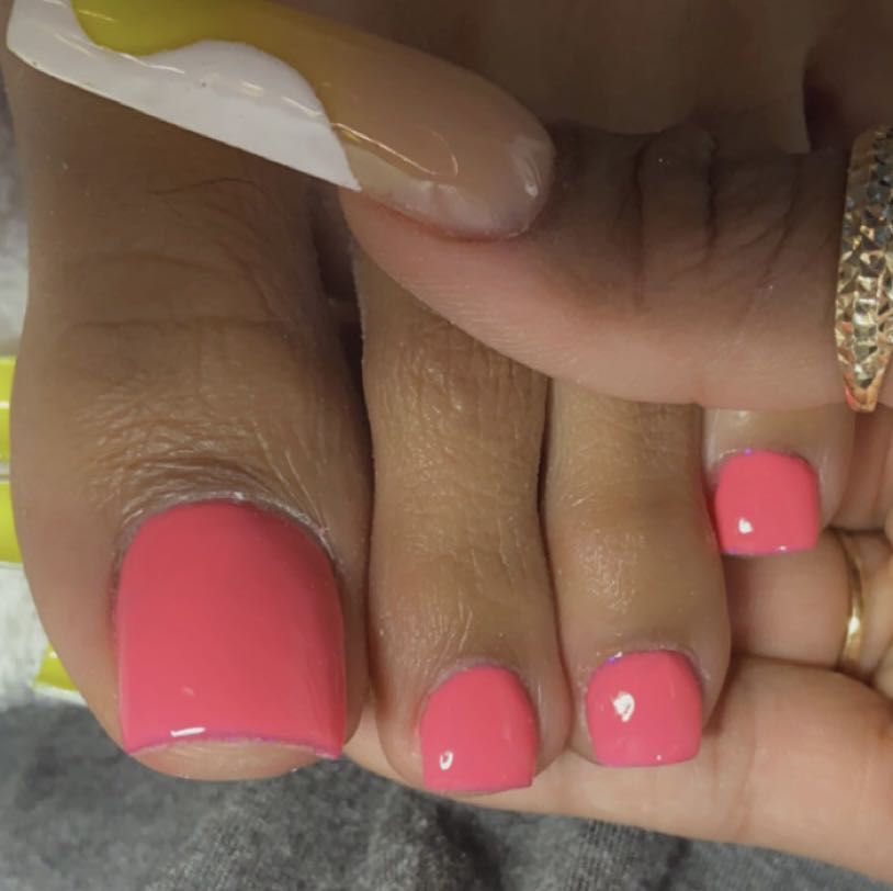 Acrylic Overlay on ALL Toes (WATER-LESS) portfolio