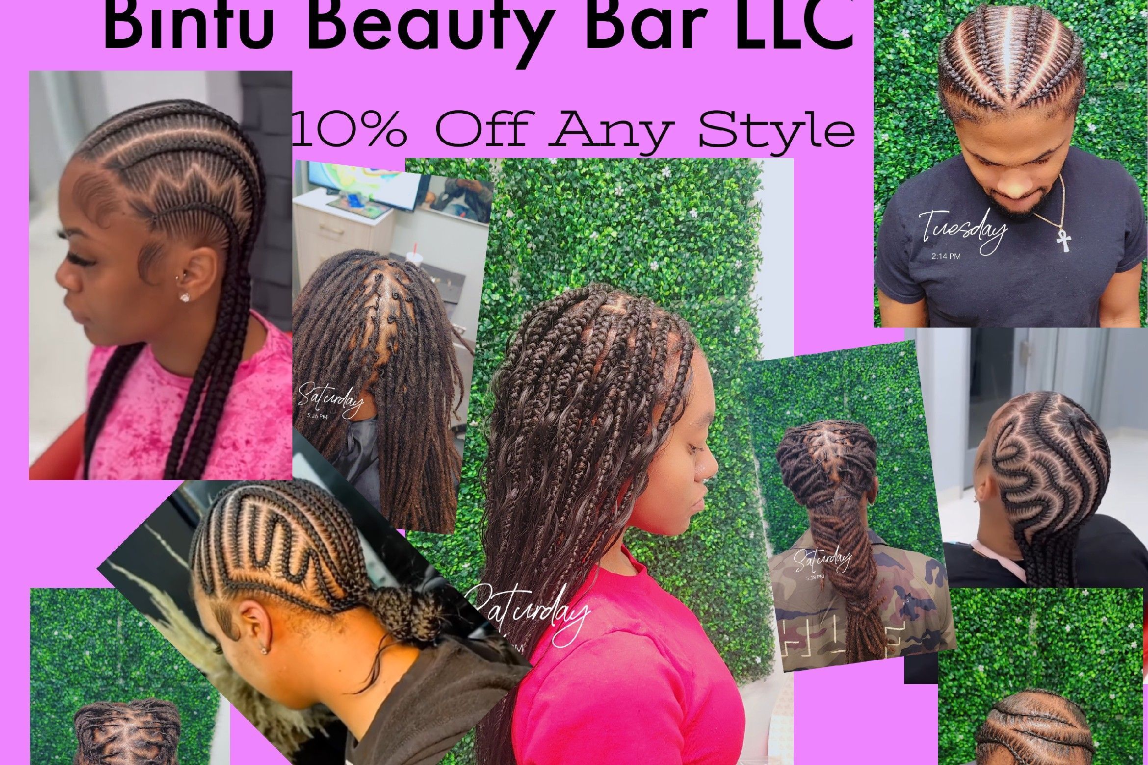Style Gallery – Any's Hair Braiding