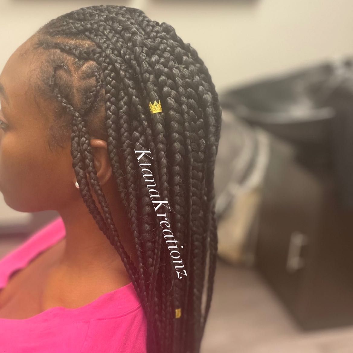 Kids Fulani braids Waist length (5 to 11) portfolio