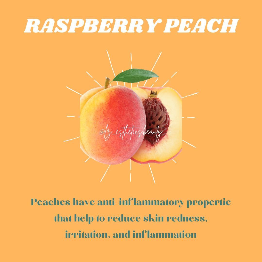 Raspberry Peach Enzyme Facial $55 portfolio
