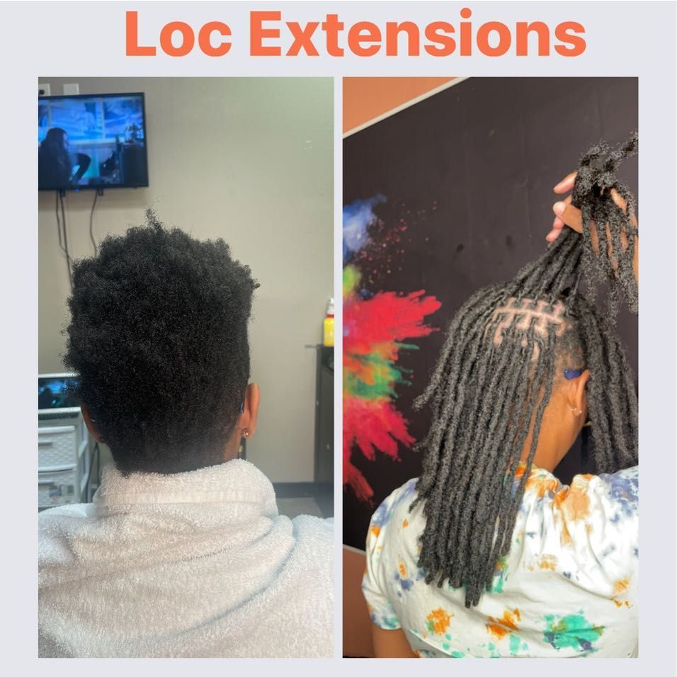 Loc extension installation (hair not included) portfolio
