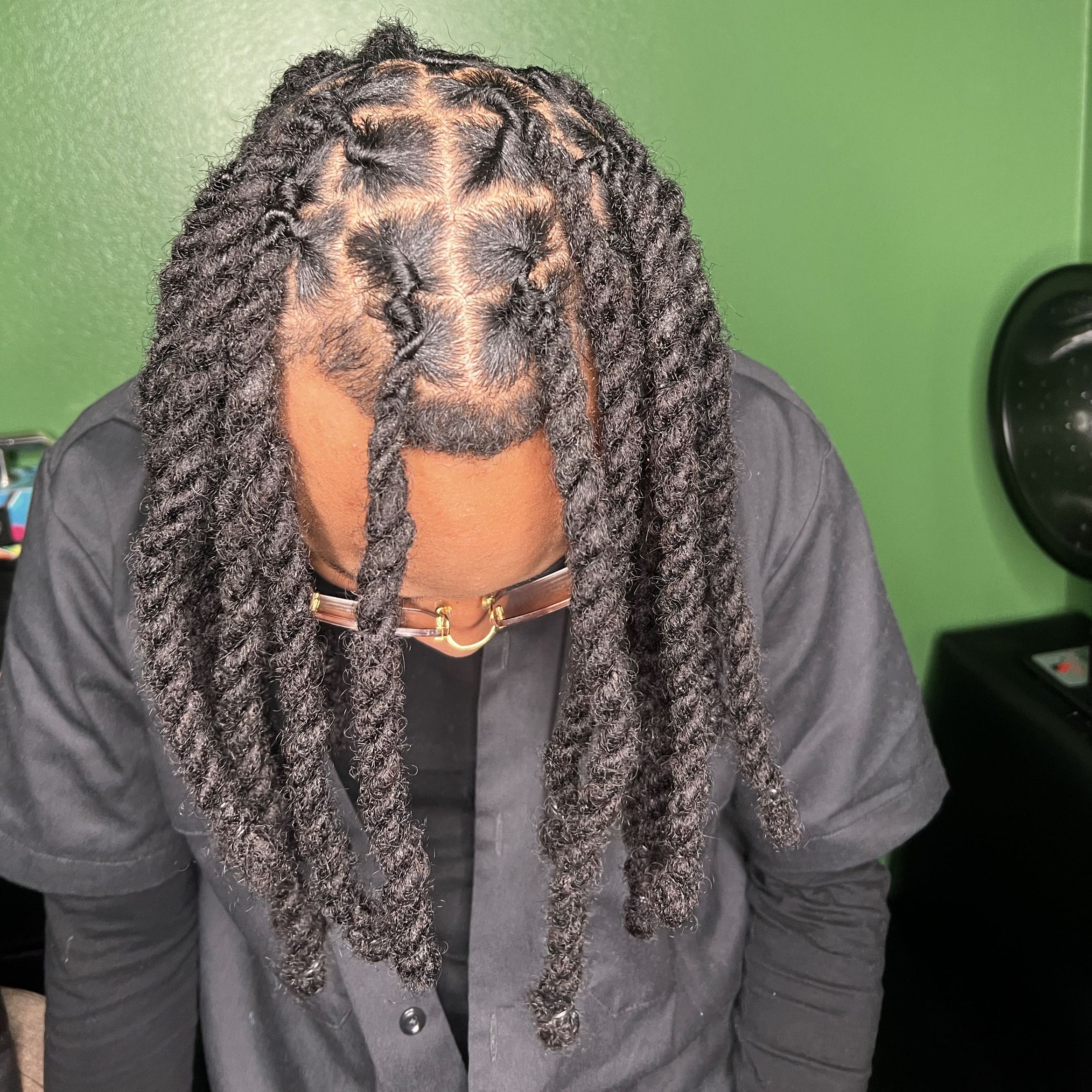 Loc Extensions (14 inches added human hair) portfolio