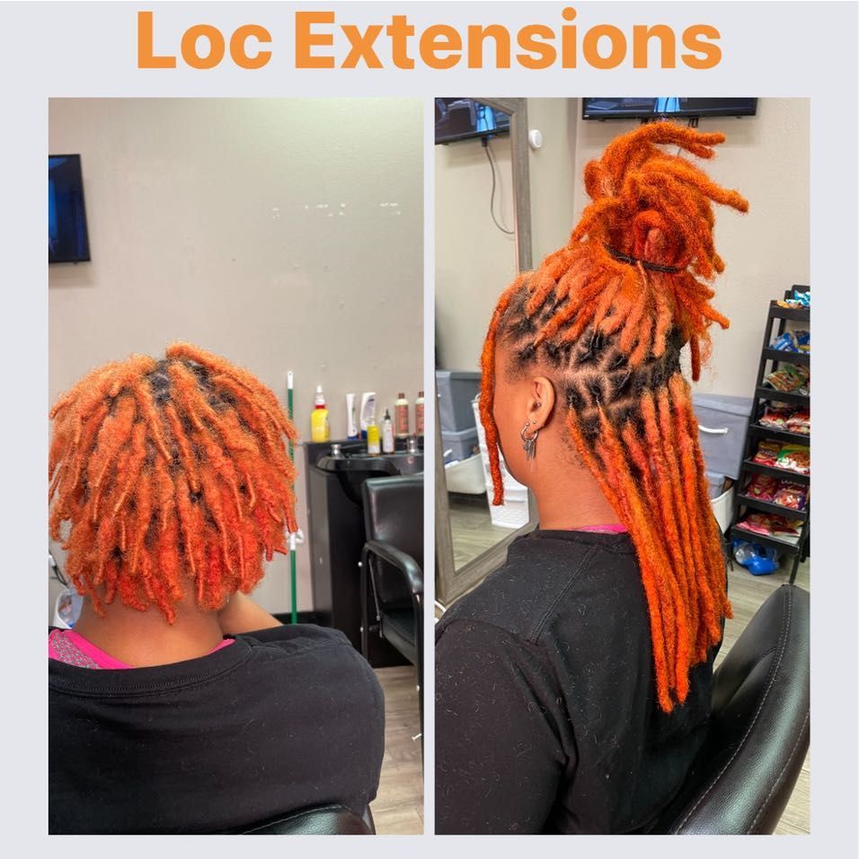 Loc extension installation (hair not included) portfolio