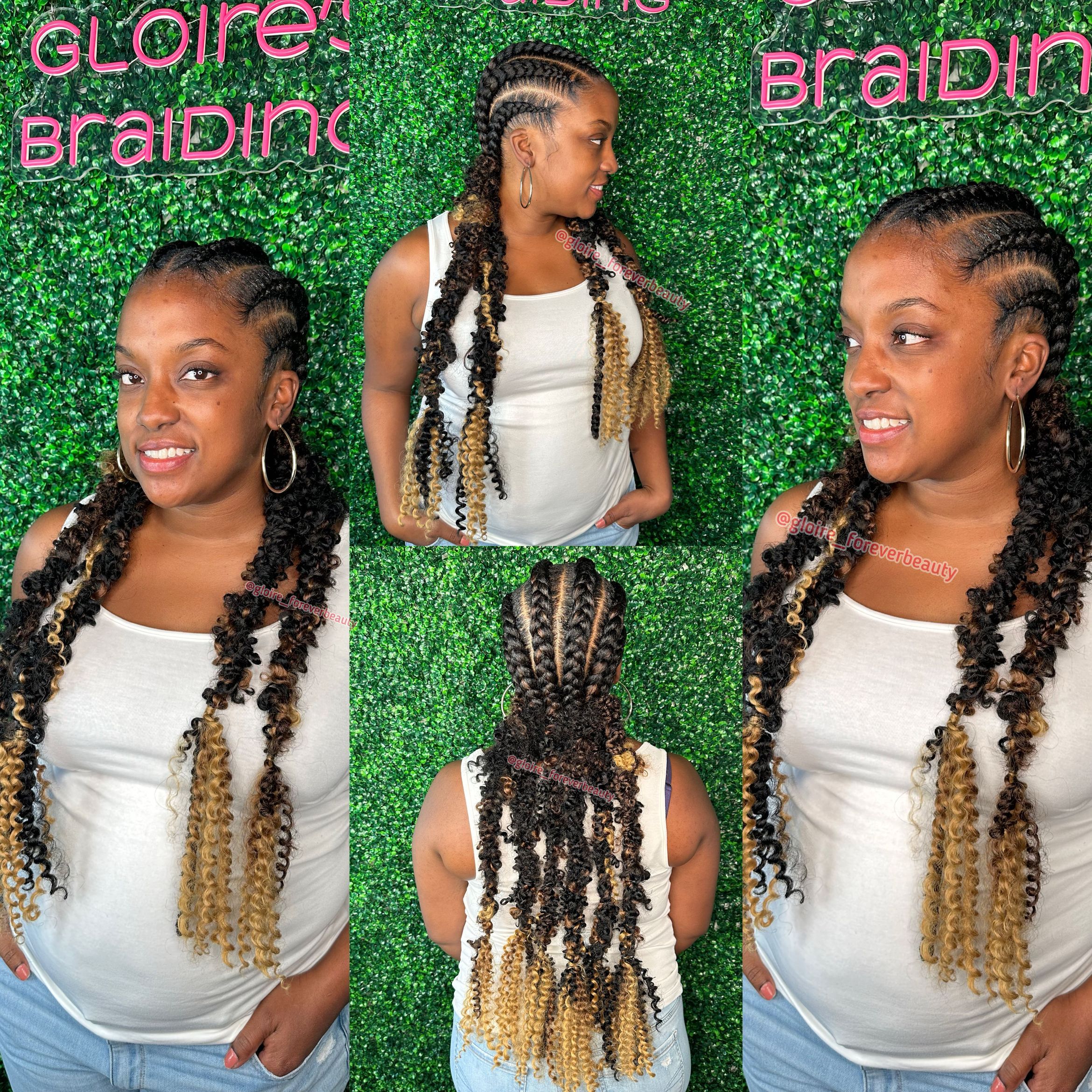 FEED INS 6 Braids curly ends loose sexy portfolio