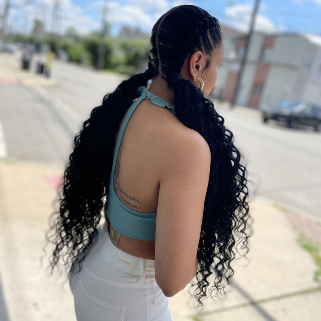 4 Braids With Curly Ends portfolio