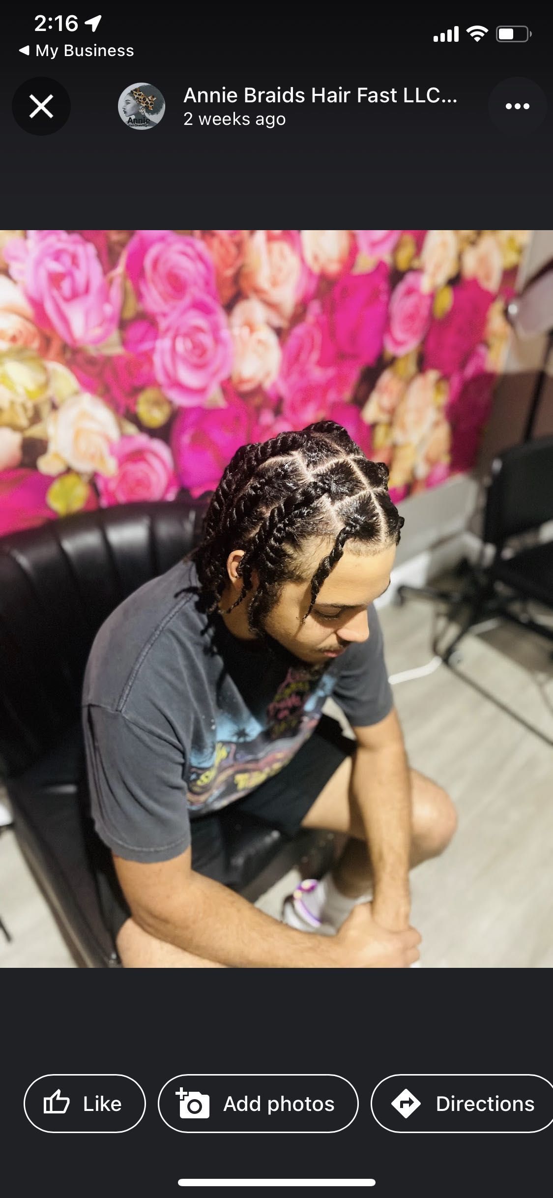 Box braids men’s full head portfolio