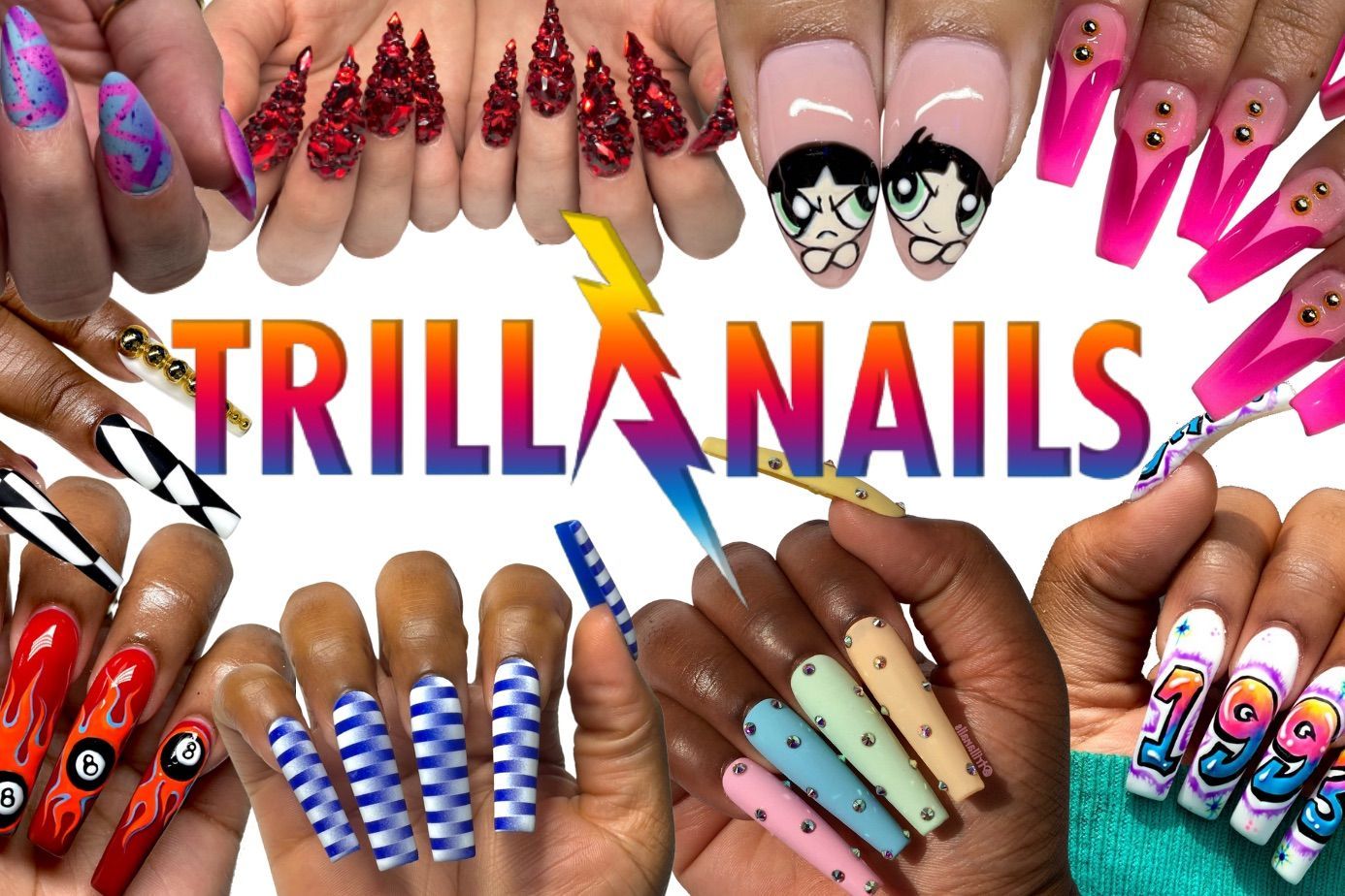 100 Best airbrush nail art ideas  nail art, nail designs, airbrush nails