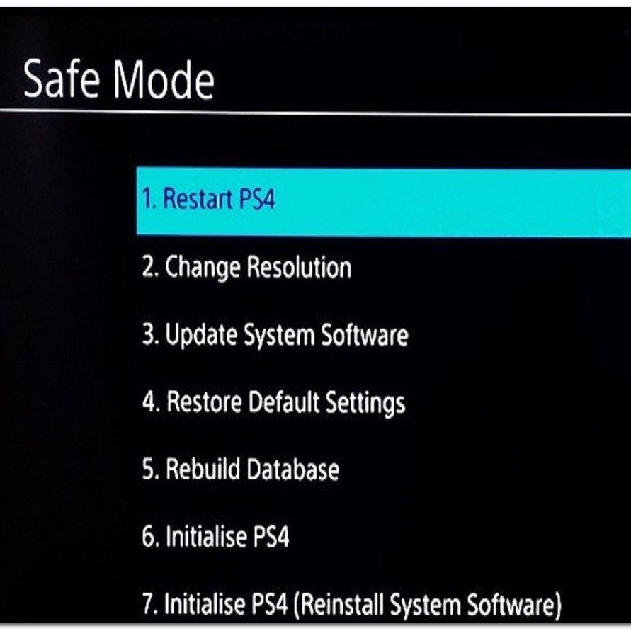 PS4 (ALL) Safe Mode Repair Service/HDD Replacement portfolio