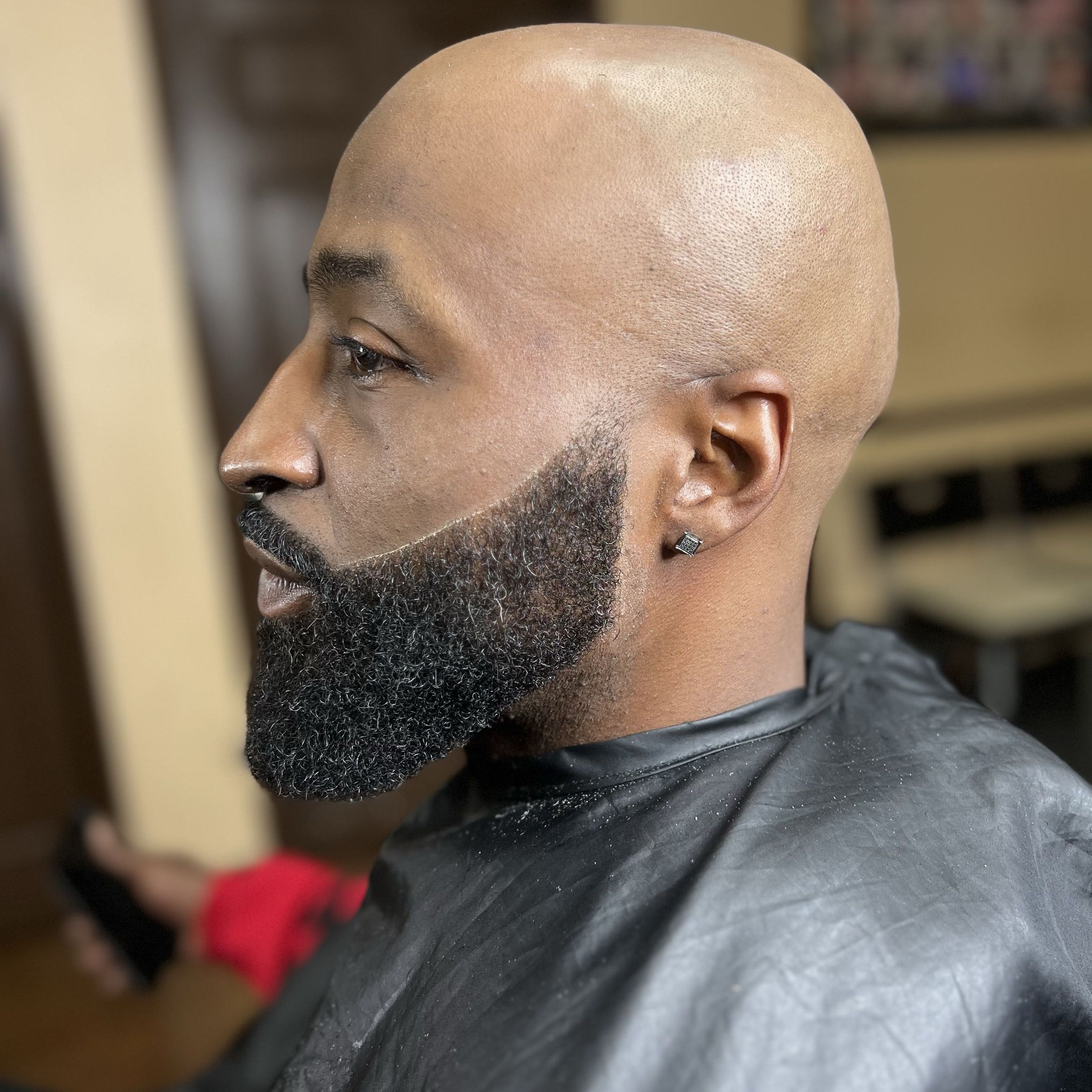 Bald Cut/ Razor Shave + Beard Shaping portfolio