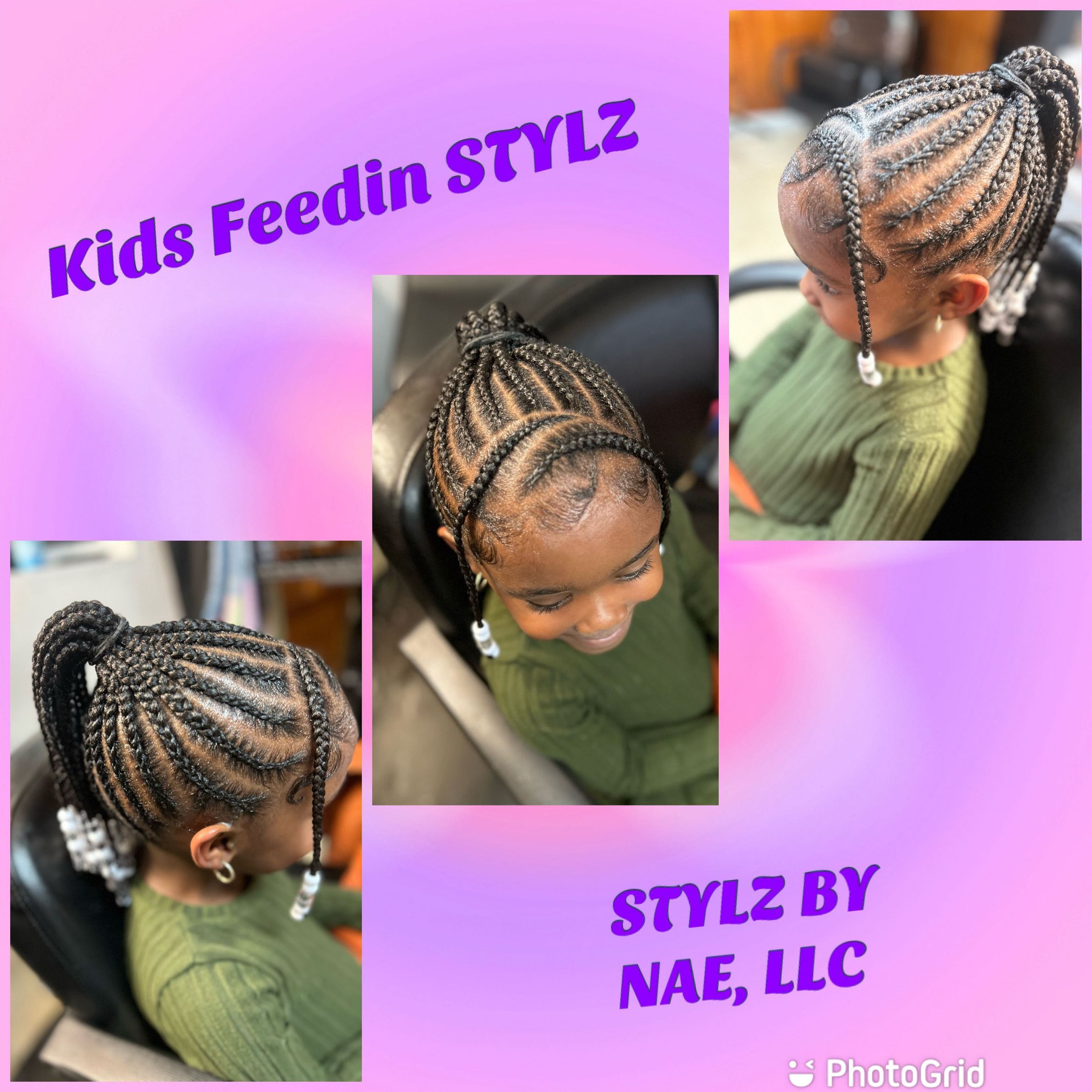 Kids Feedin braids portfolio