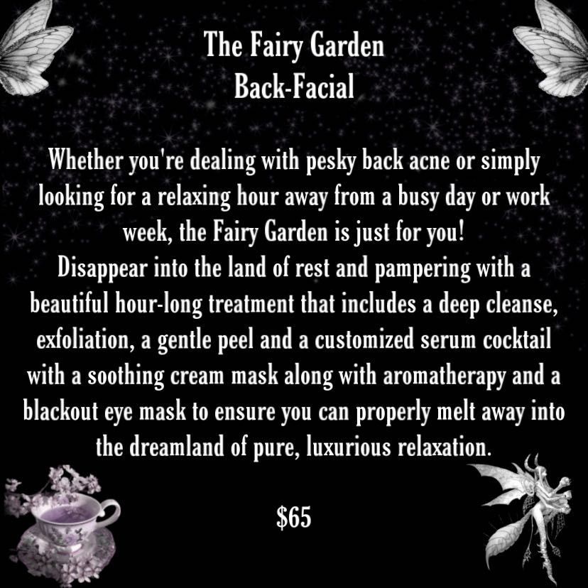 The Fairy Garden Back-Facial portfolio